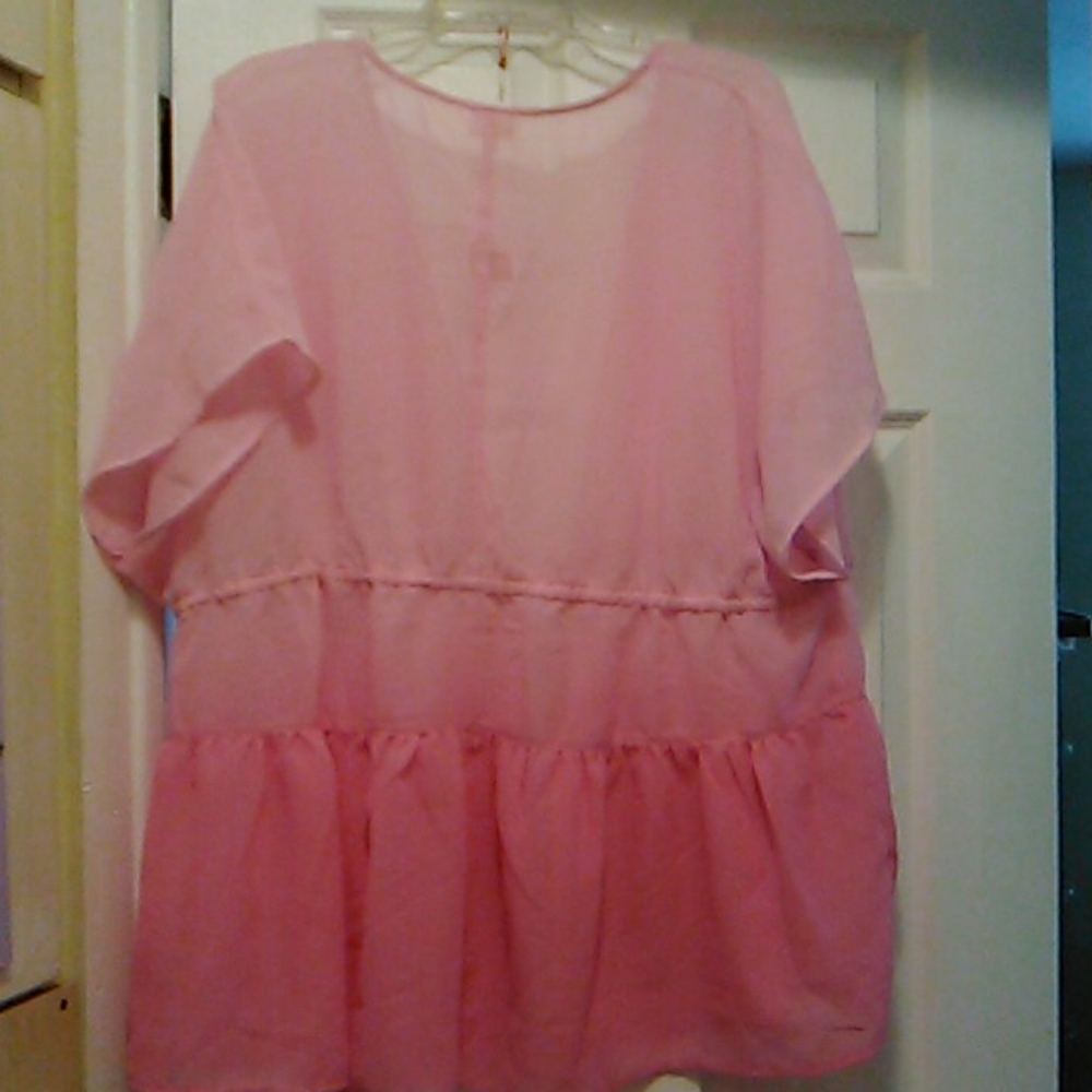 Nwt Dizzire  Pink Ombre Coverup - Picture 4 of 4